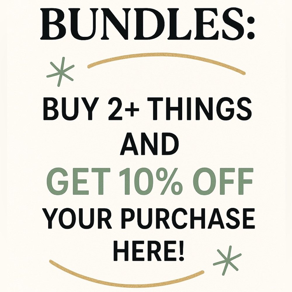 Remember the Bundle Discount!